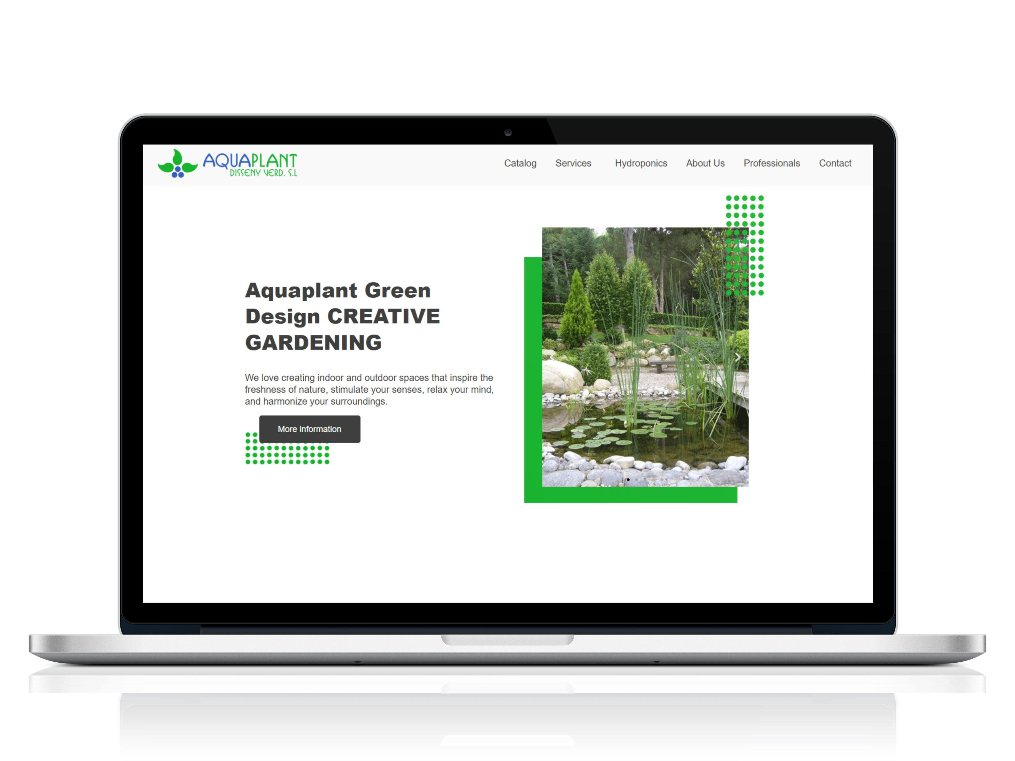 Aquaplant redesigned website by Talaso BrandLab