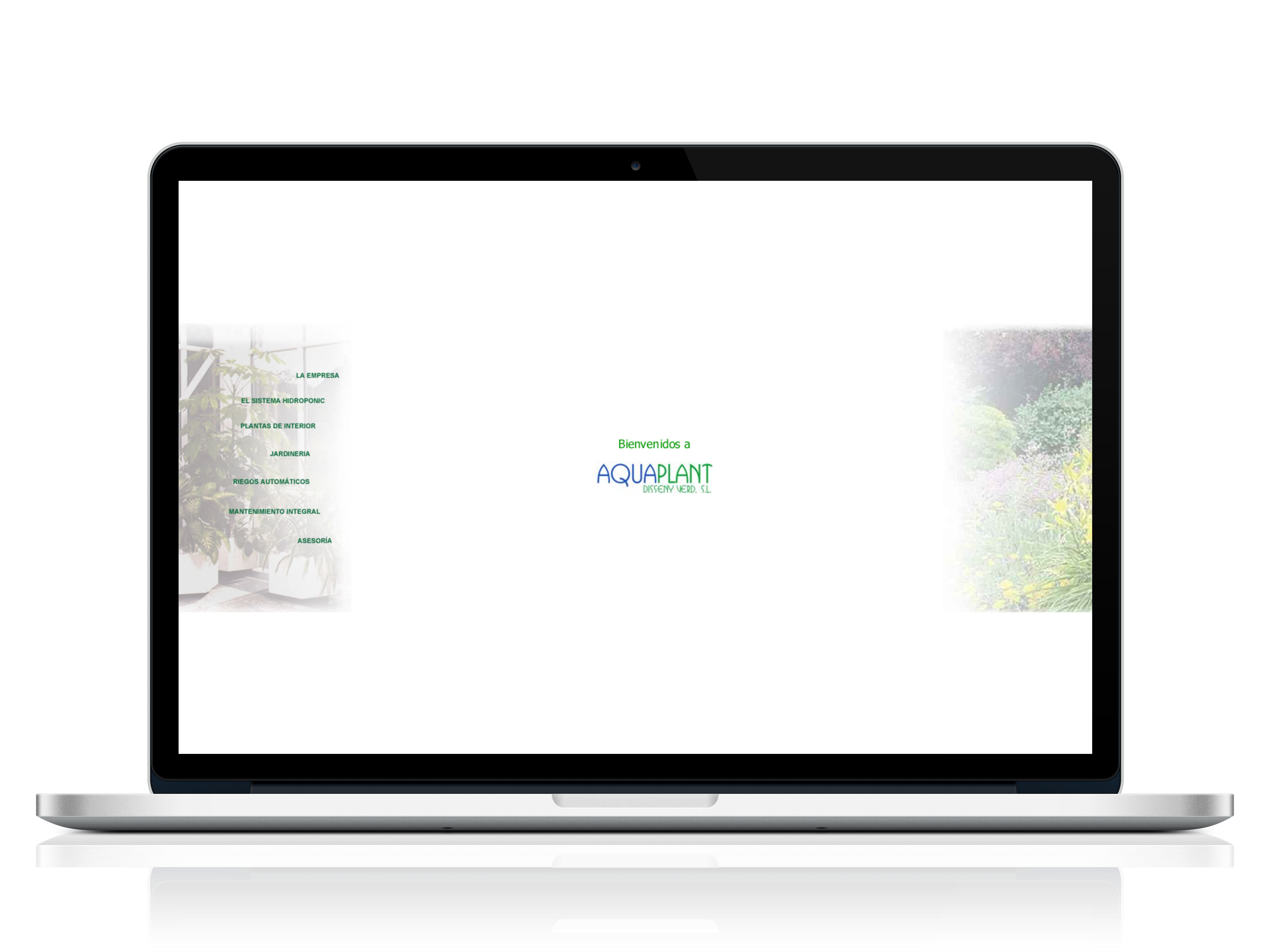 Aquaplant old website outdated design